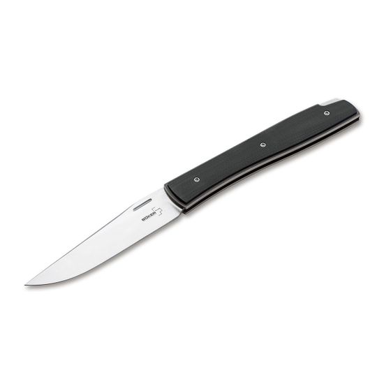 Складной нож Boker 01BO786 Urban Trapper Backlock G10 c клинком из стали VG-10, рукоять G10 / Stainless Steel