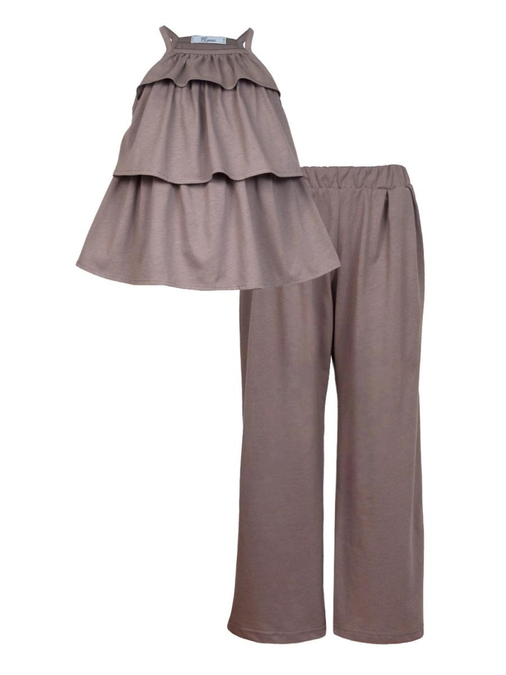 02-160-5 Комплект для девочки (джемпер+ брюки)