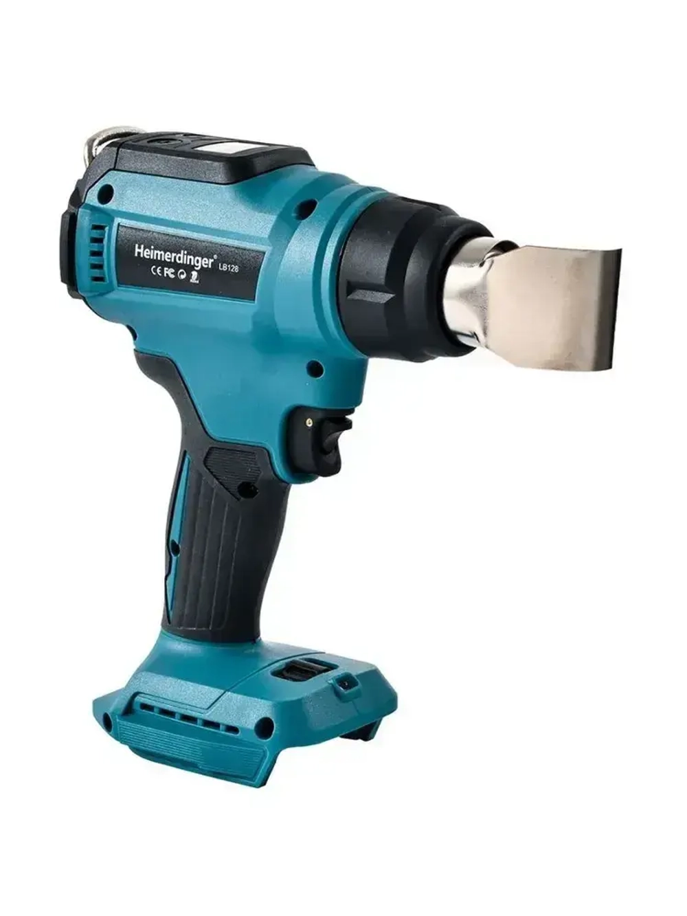 Heimerdinger Беспроводной термопистолет 18 В, инструмент для термоусадочной упаковки, фен со светодиодным дисплеем Нет батареи