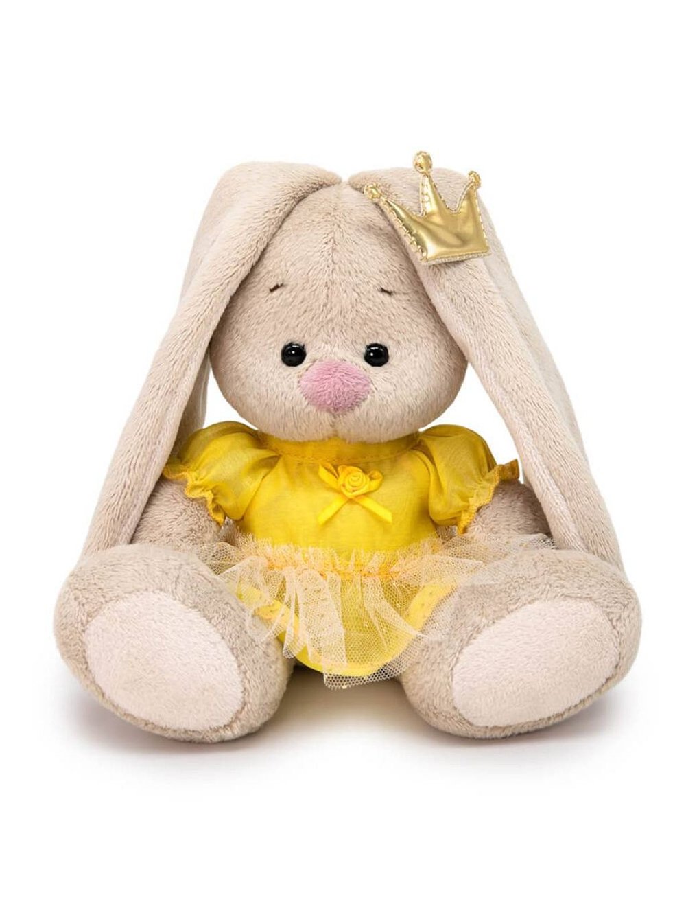 Мягкая игрушка Зайка Ми Принцесса золотой звездочки (малыш) 15 см