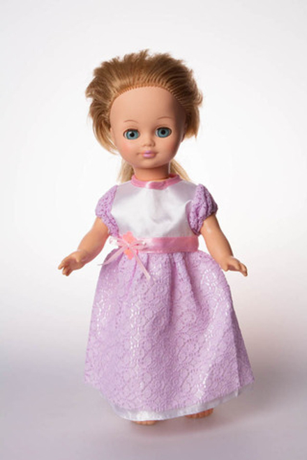 Нарядное платье с бантом сзади для кукол 35 см, 48 см