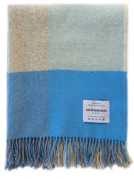 Плед DANA 4-03 из шерсти астралийского мериноса AVINAMAS