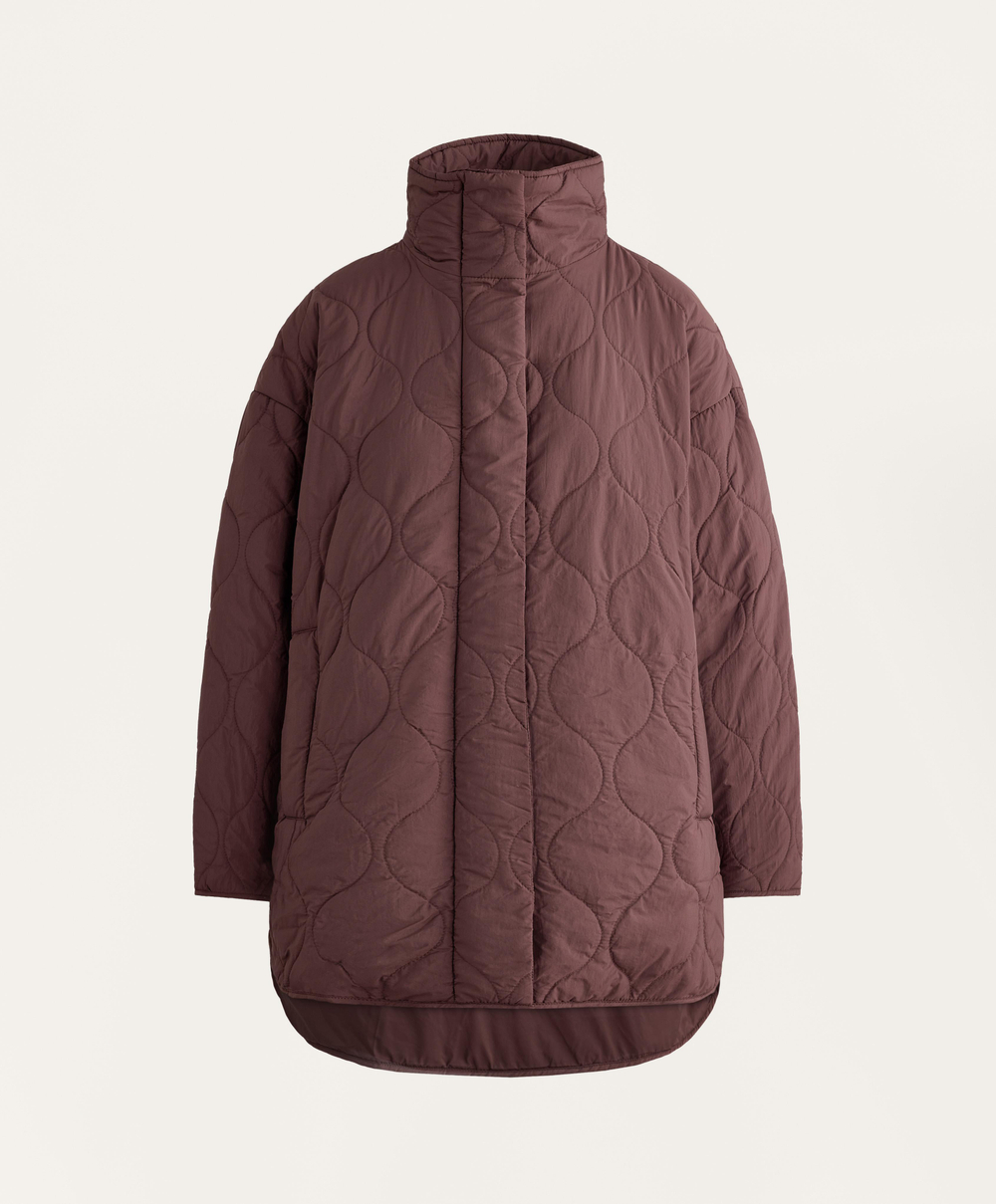 Oysho Легкая водоотталкивающая куртка FELLEX® AEROGEL, коричневый