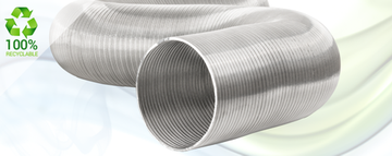 SEMIDEC - DXD160мм x 3м Полужесткий гибкий алюминиевый воздуховод (Нидерланды)