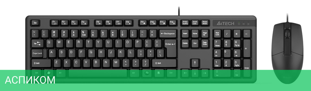 Набор периферии A4Tech KK-3330S черный