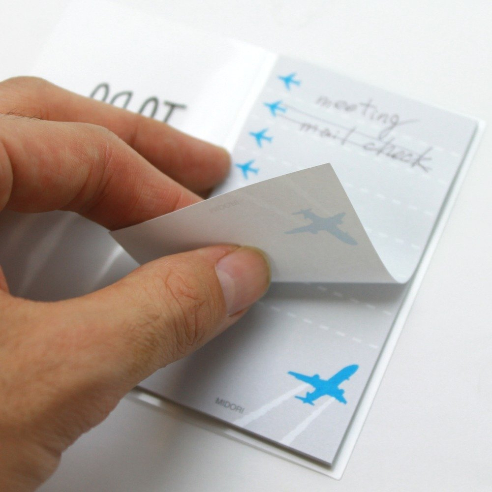 Midori Sticky Paper To-Do (самолет)