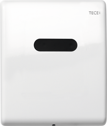Электронная панель смыва TECEplanus для писсуара, питание от батареи 6 В, цвет белый глянцевый