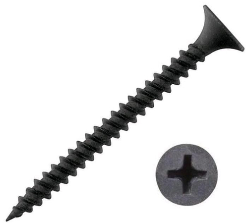 Саморез по дереву черн. 4,2*75(76)  (упак.  250 шт)