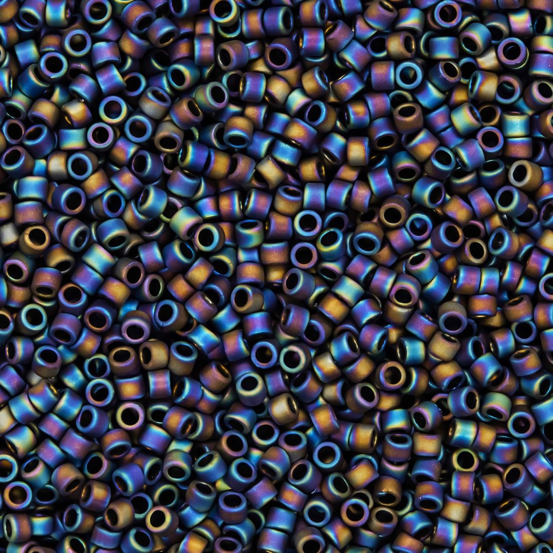 Японский бисер TOHO Treasure (№86F), металлизированный, непрозрачный матовый