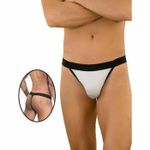 Мужские трусы стринги белые La Blinque LB066