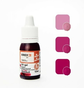 Краситель гелевый жирорастворимый Розовый 10 г Kreda-Bio