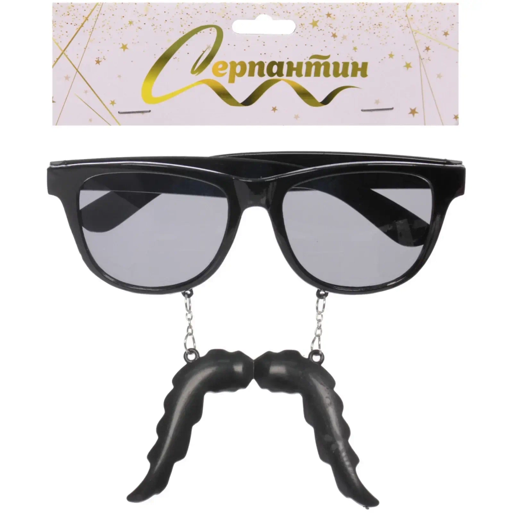 Очки карнавальные «Крутые усы» 14,5*5,4 см