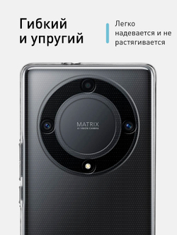 Чехол ROSCO для Honor X9a 5G (арт. HW-HX9A(5G)-TPU-01-TRANSPARENT)