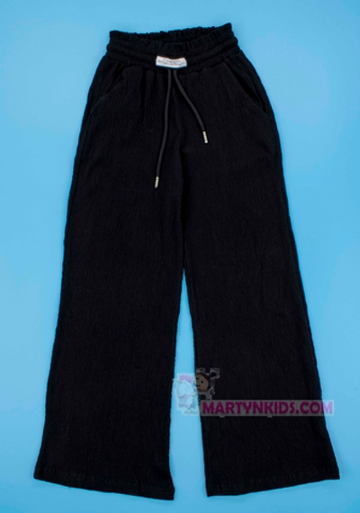 брюки "жатка" черные 4637