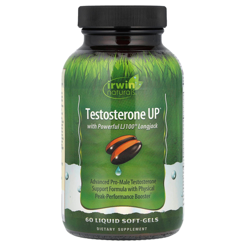 Irwin Naturals, Testosterone UP®, 60 желатиновых капсул