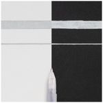 Ручка гелевая Sakura "Gelly Roll Metallic" серебро металлик, 1,0мм