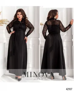 Платье 8628-черный Minova