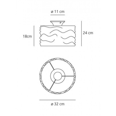 Люстра потолочная Aqua Cil