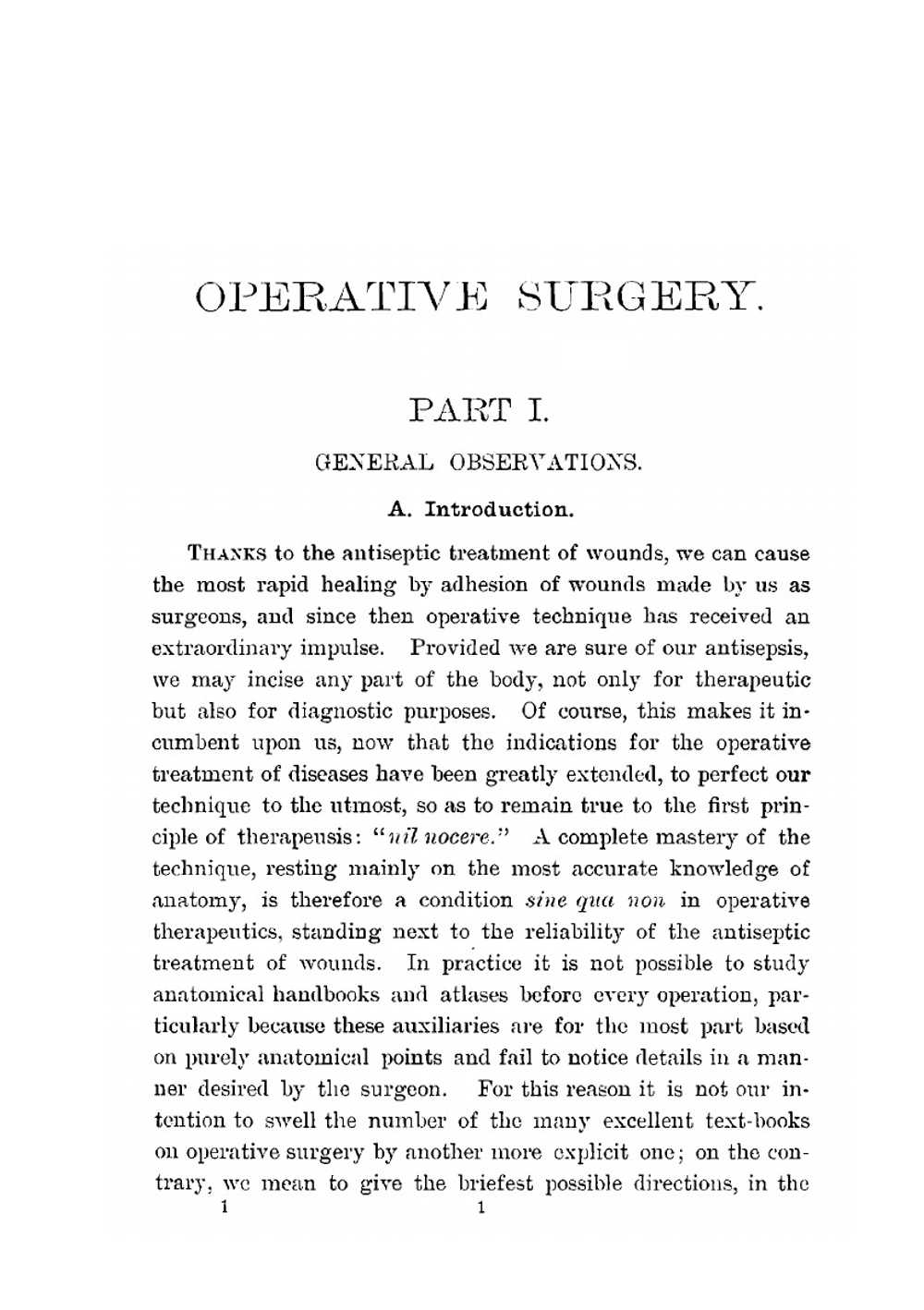Operative Surgery | Theodor Kocher