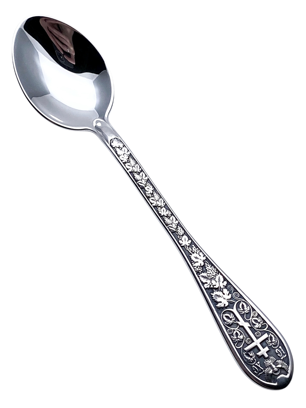 Ложка из серебра/Чернение