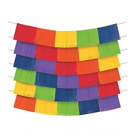Гирлянда-бахрома радуга, 9 шт