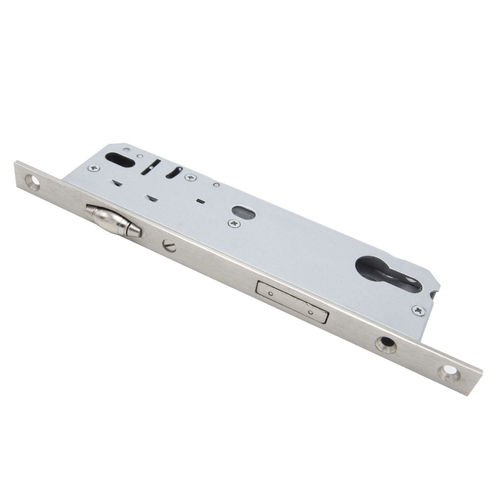 Замок под цилиндр L156-35 SN (мат. никель)без ответки