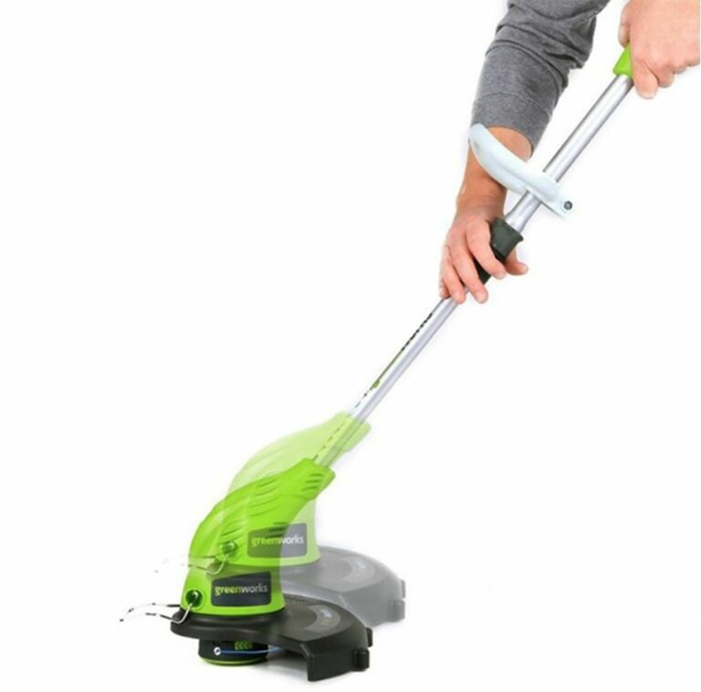 Триммер электро Greenworks 21217 нижний двигатель 500Вт леска 1.6мм 33см 21217