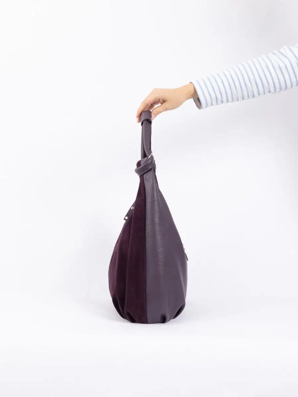 сумка большая через плечо шоппер натуральная замша