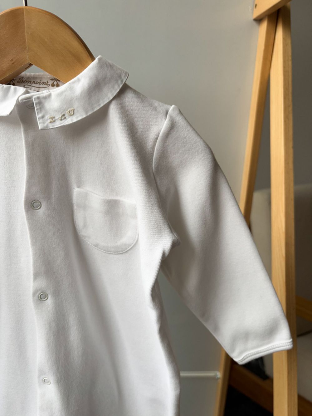 Хлопковый комбинезон-слип Bonpoint, 80