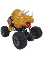 Машинка-динозавр на радиоуправлении с паром, USB зарядное устройство, световые и звуковые эффекты