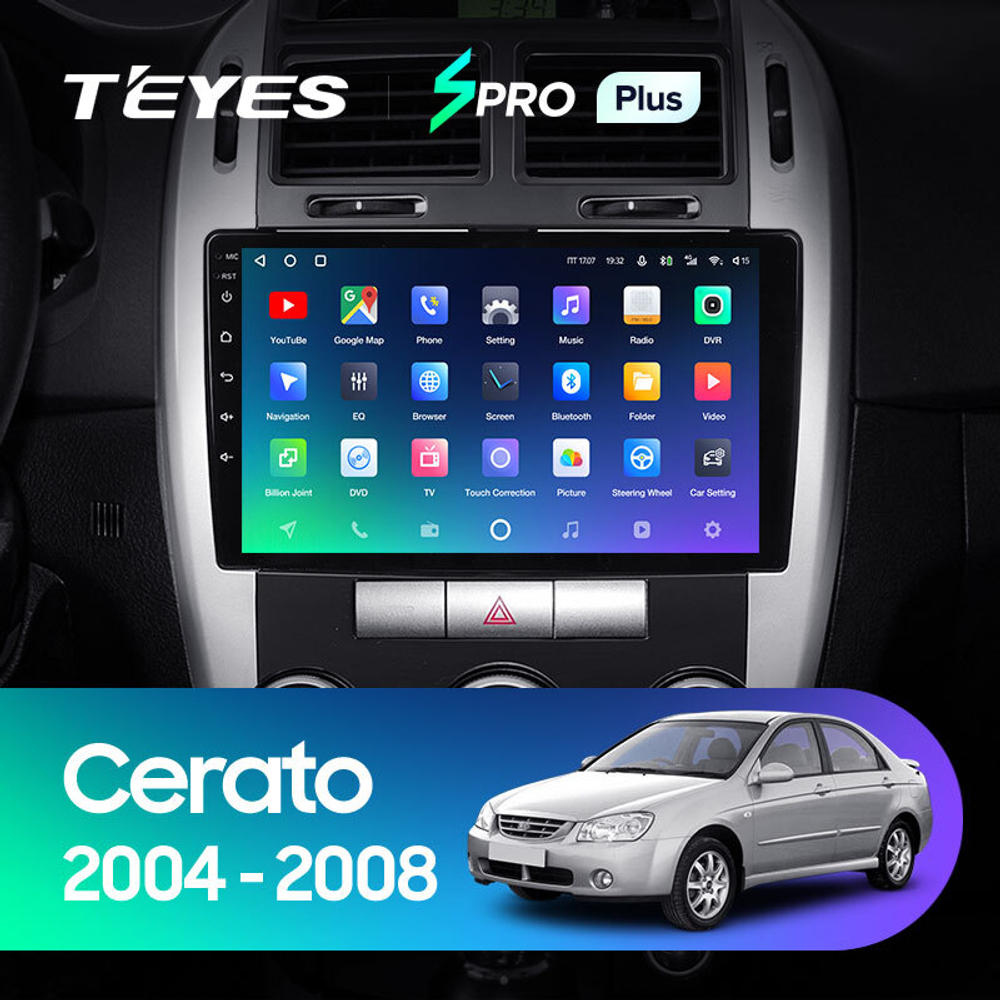 Teyes SPRO Plus 9"для KIA Cerato 1 2004-2008