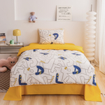 Комплект постельного белья на резинке Сатин Люкс KIDS 100% хлопок CDKR072