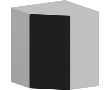 Кухня Модуль ШВУ 590 Графит / Черный матовый