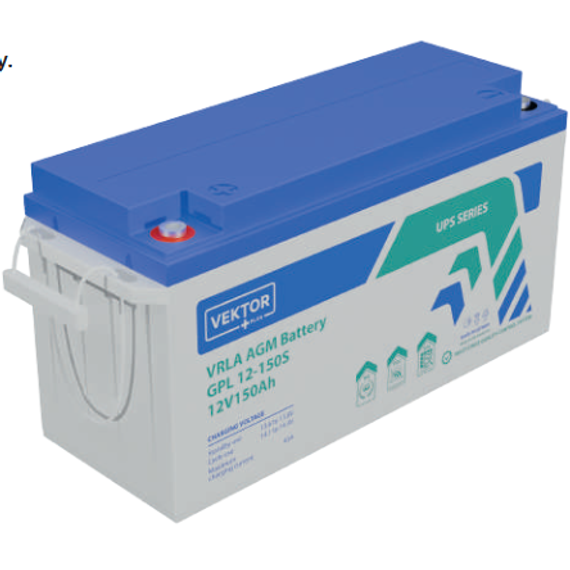 Аккумулятор VEKTOR BATTERY GPL 12-150S