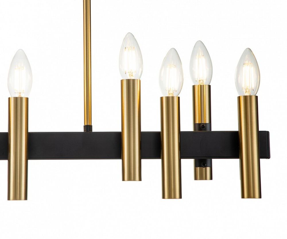 Люстра на штанге Indigo Cero 13009/12PL Black