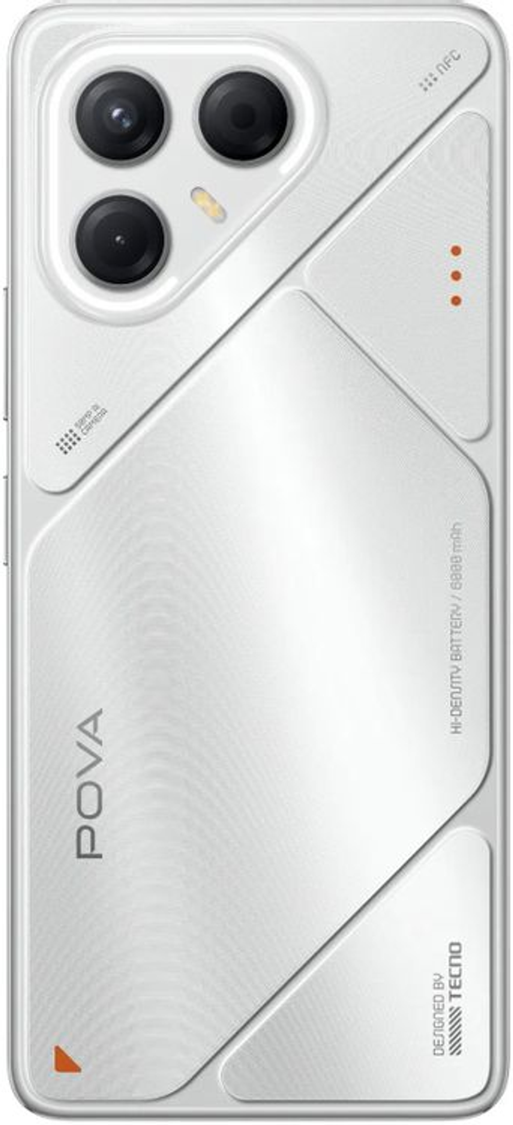 6.78" Смартфон TECNO Pova 7 5G 8/256Gb,  NFC,  IPS,  144Гц,  6000мAч,  серебристый