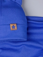 Шапка с ушками осенняя и снуд для детей