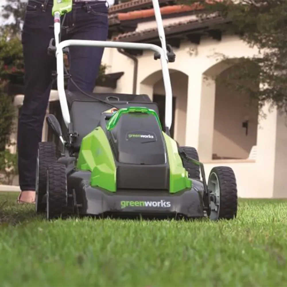Аккумуляторная газонокосилка Greenworks G40LM45K2 40В (1 x 2 Ач, ЗУ) нож 45 см, 2500107UA