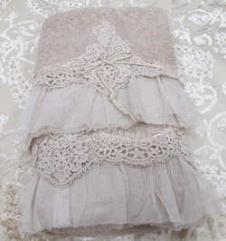 Набор полотенец 2шт Opificio Dei Sogni Frou Frou cipria бледно-розовый