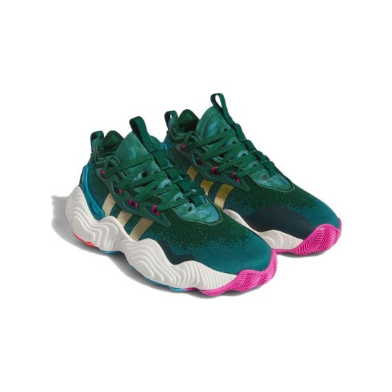Adidas Trae Young 3,0 Детские баскетбольные кроссовки Зеленый Юнисекс