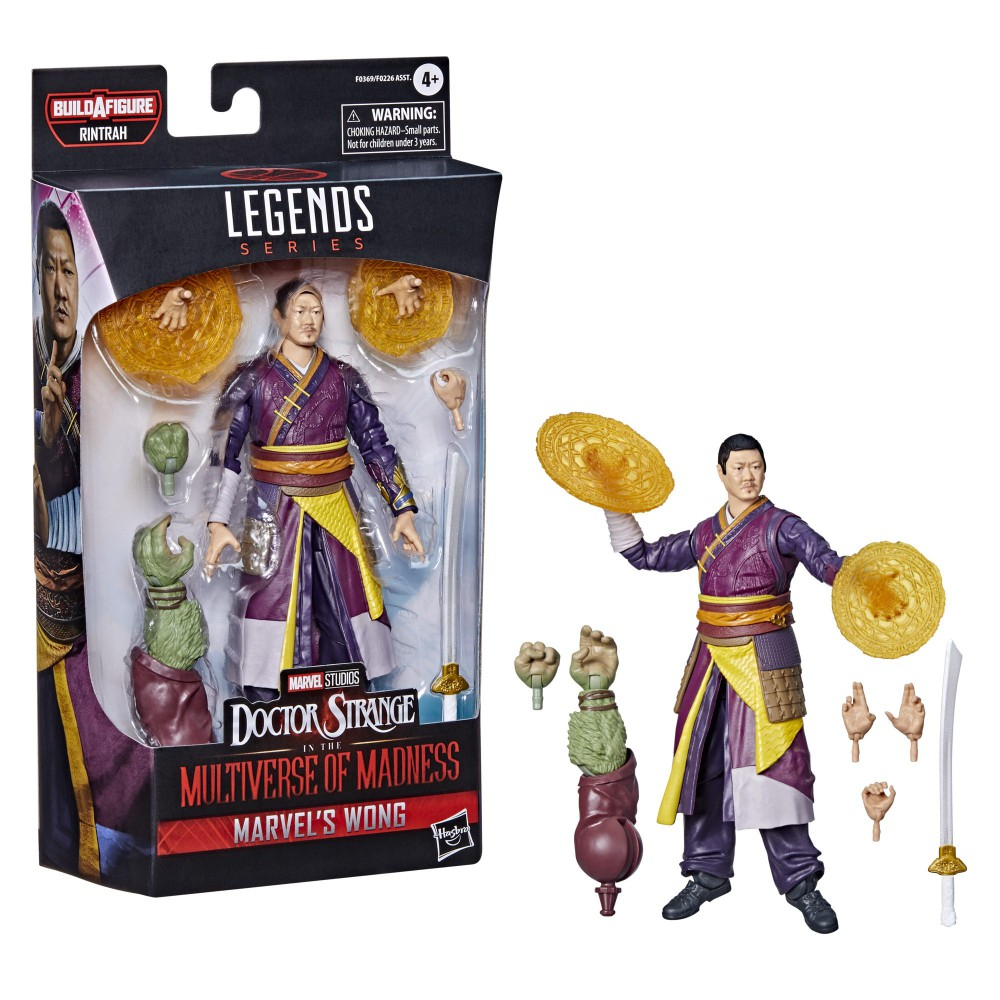 Hasbro Marvel Legends Doctor Strange in the Multiverse of Madness - Фигурка 15 см Wong F0369