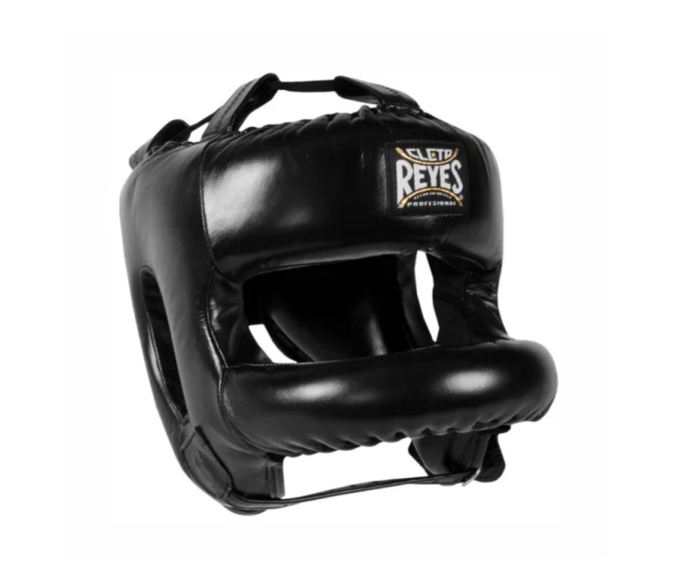 Шлем боксерский тренировочный закрытый Cleto Reyes CE387 (черный)