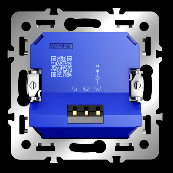 Механизм светорегулятора поворотно-нажимного 600 Вт S70 Voltum VLS0703M