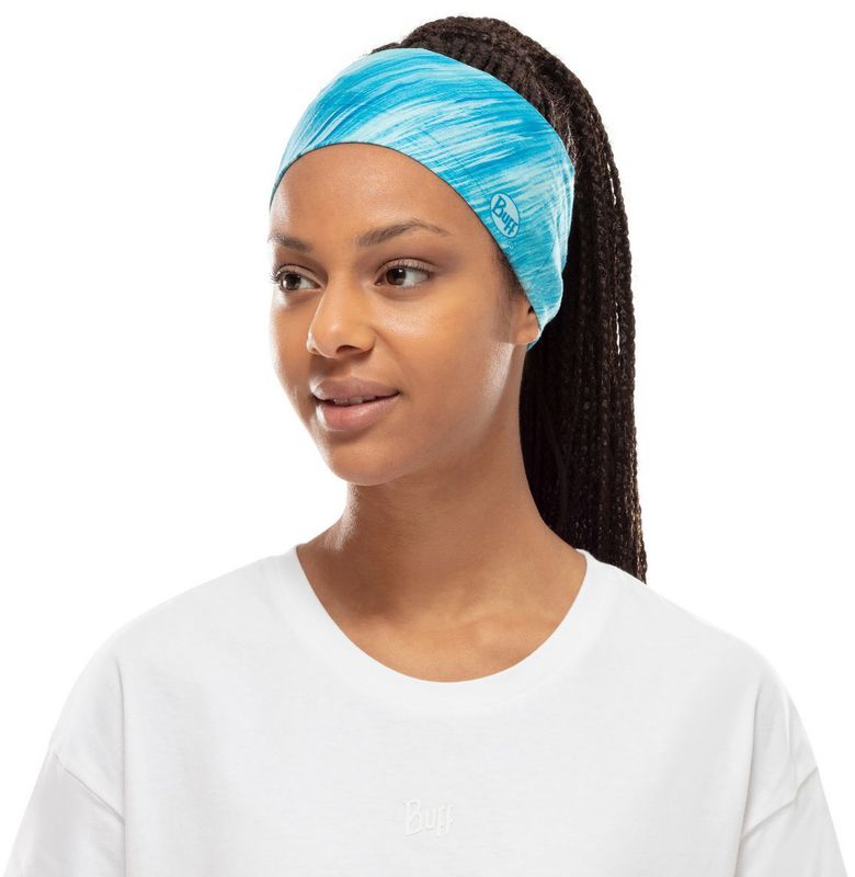 Повязка-чалма летняя Buff Headband Tapered CoolNet Pixeline Turquoise Фото 2