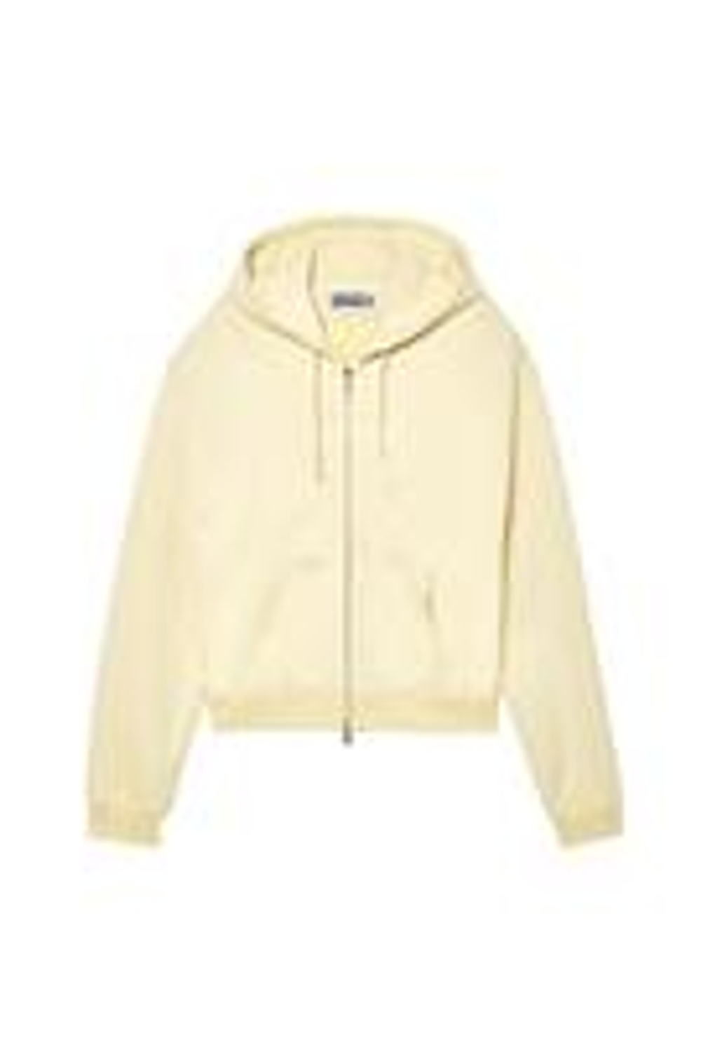ZARA X BENITO ANTONIO ТОЛСТОВКА С КАПЮШОНОМ, ЦВЕТ СЛИВОЧНОГО МАСЛА