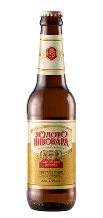 Пиво "Золото пивовара" 0,5л. Крыница