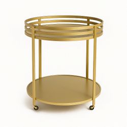 Стол сервировочный "Риенцо" латунь