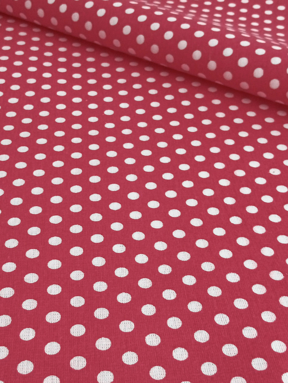 Ткань бязь плательная, рис. " Горох 6 мм", ширина 150 см, арт. 029