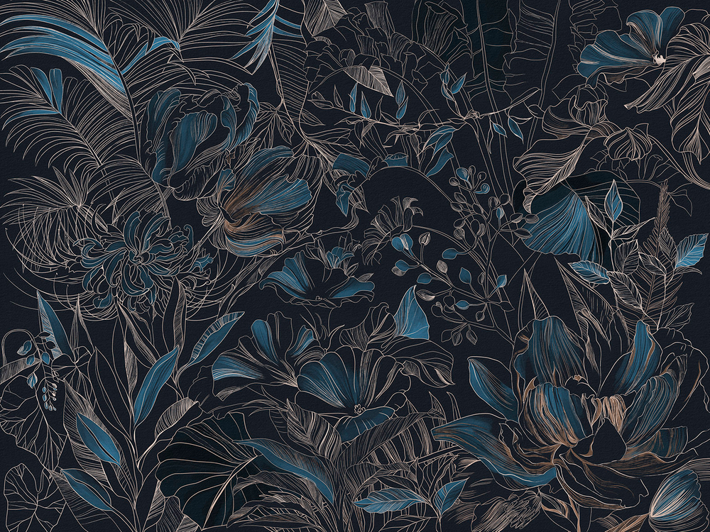 Дизайнерские обои Wall Street Blossom