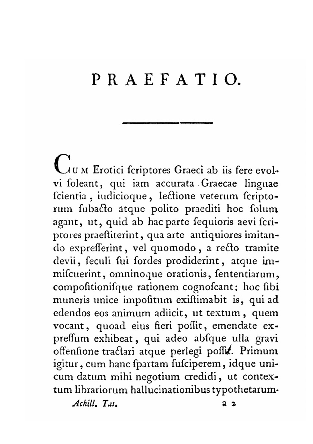 Scriptores erotici Graeci. Volume 1 | Achilles Tatius